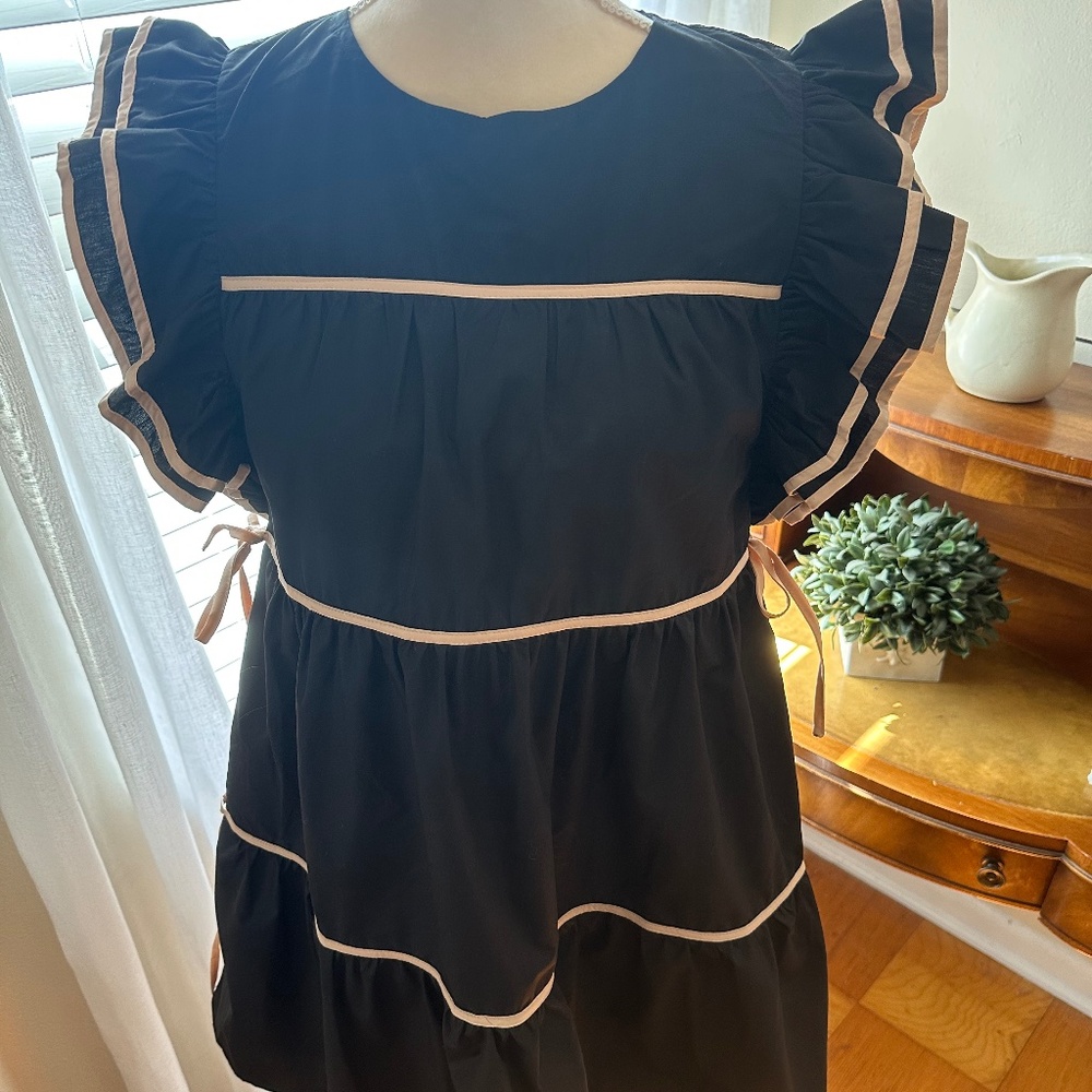 Main Strip Black Dress